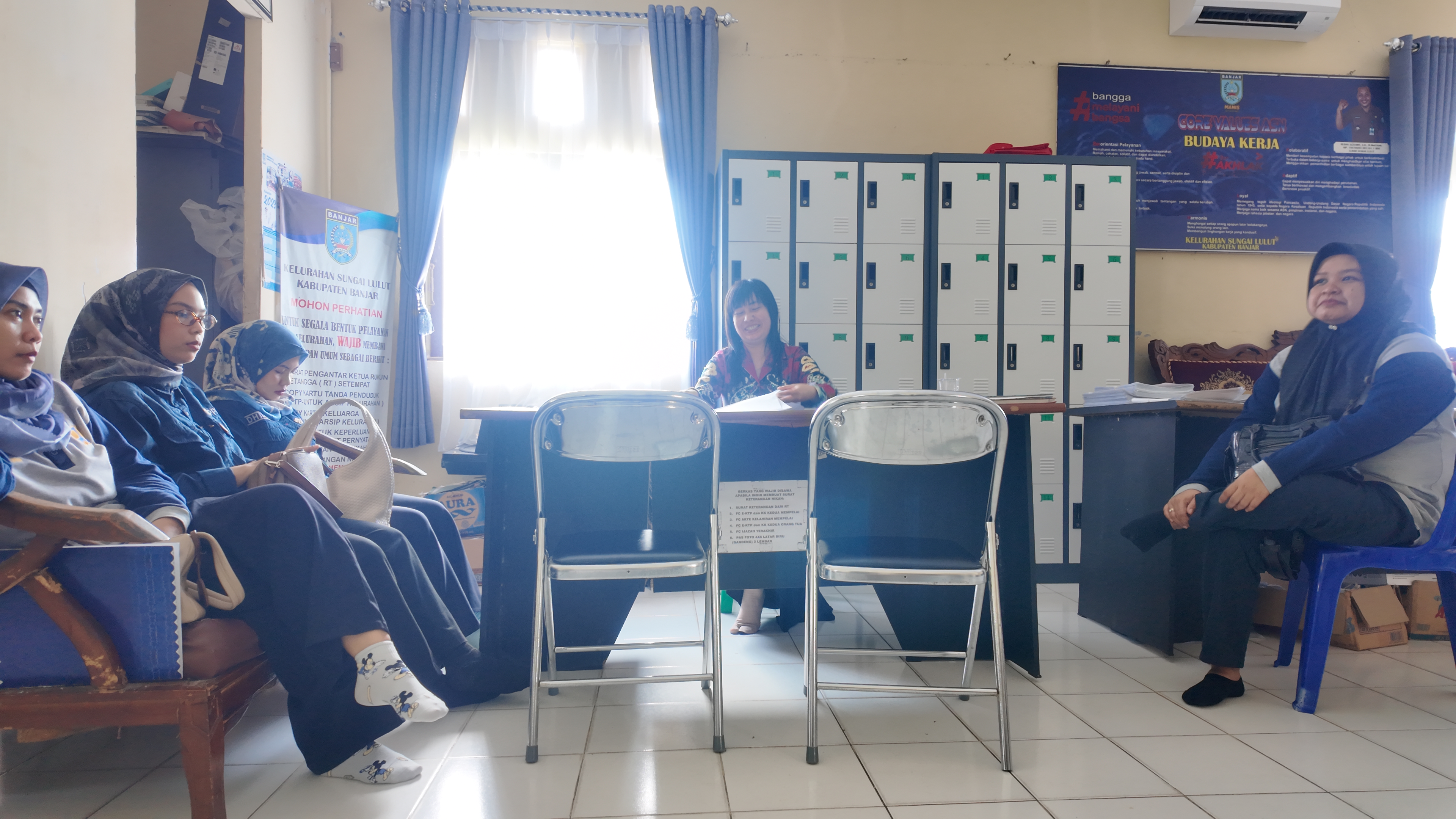 Sosialisasi di Kel Sungai Tabuk
